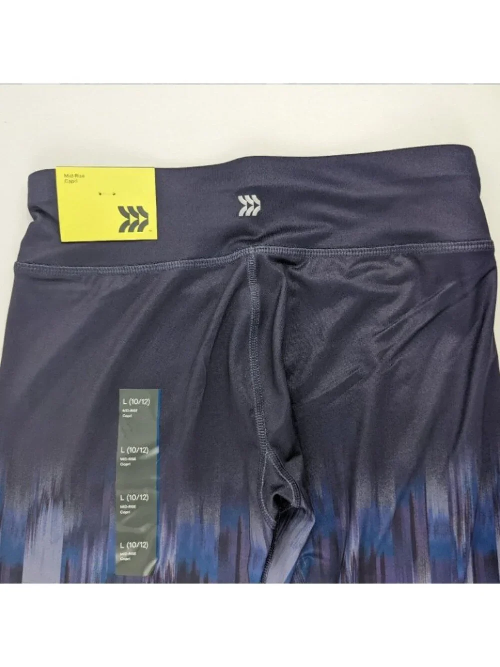 All in Motion Purple & Blue Athletic Capri Pants Girls' Large NWT